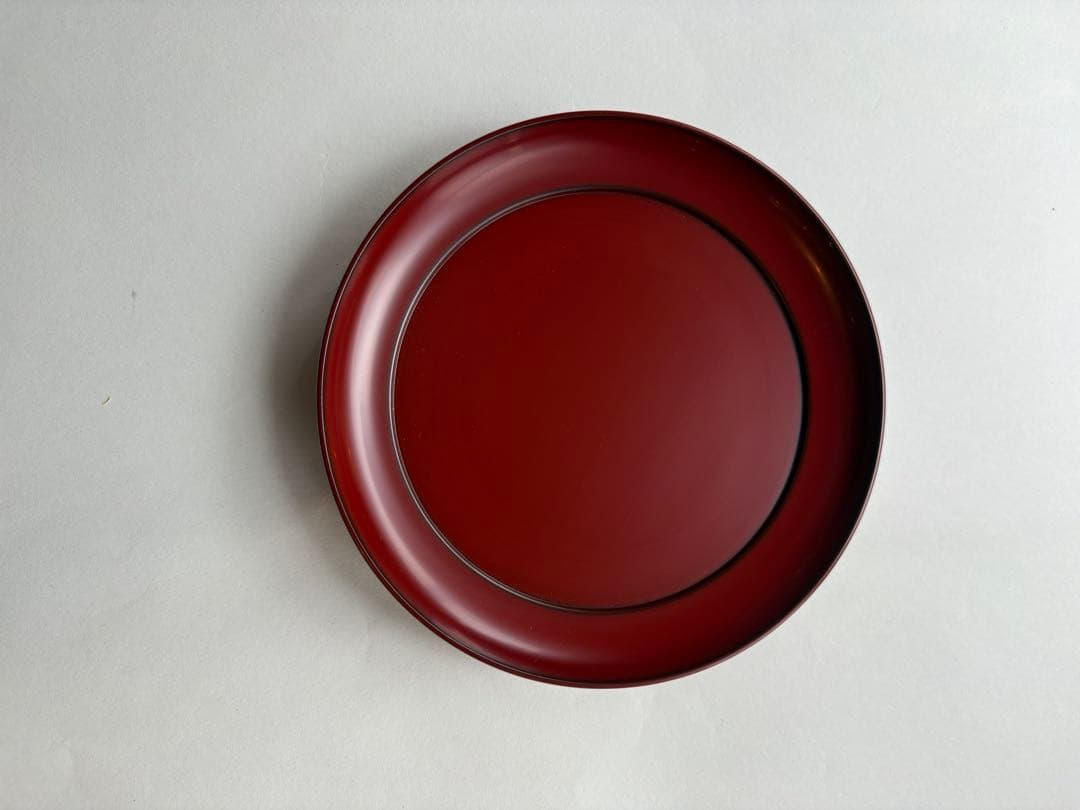 未使用　輪島屋善仁　朝食膳揃　朱塗り　輪島塗　極美品