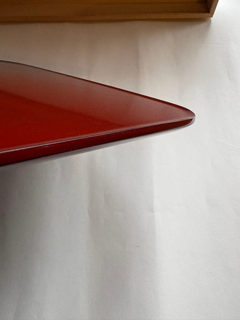 未使用　輪島屋善仁　朝食膳揃　朱塗り　輪島塗　極美品