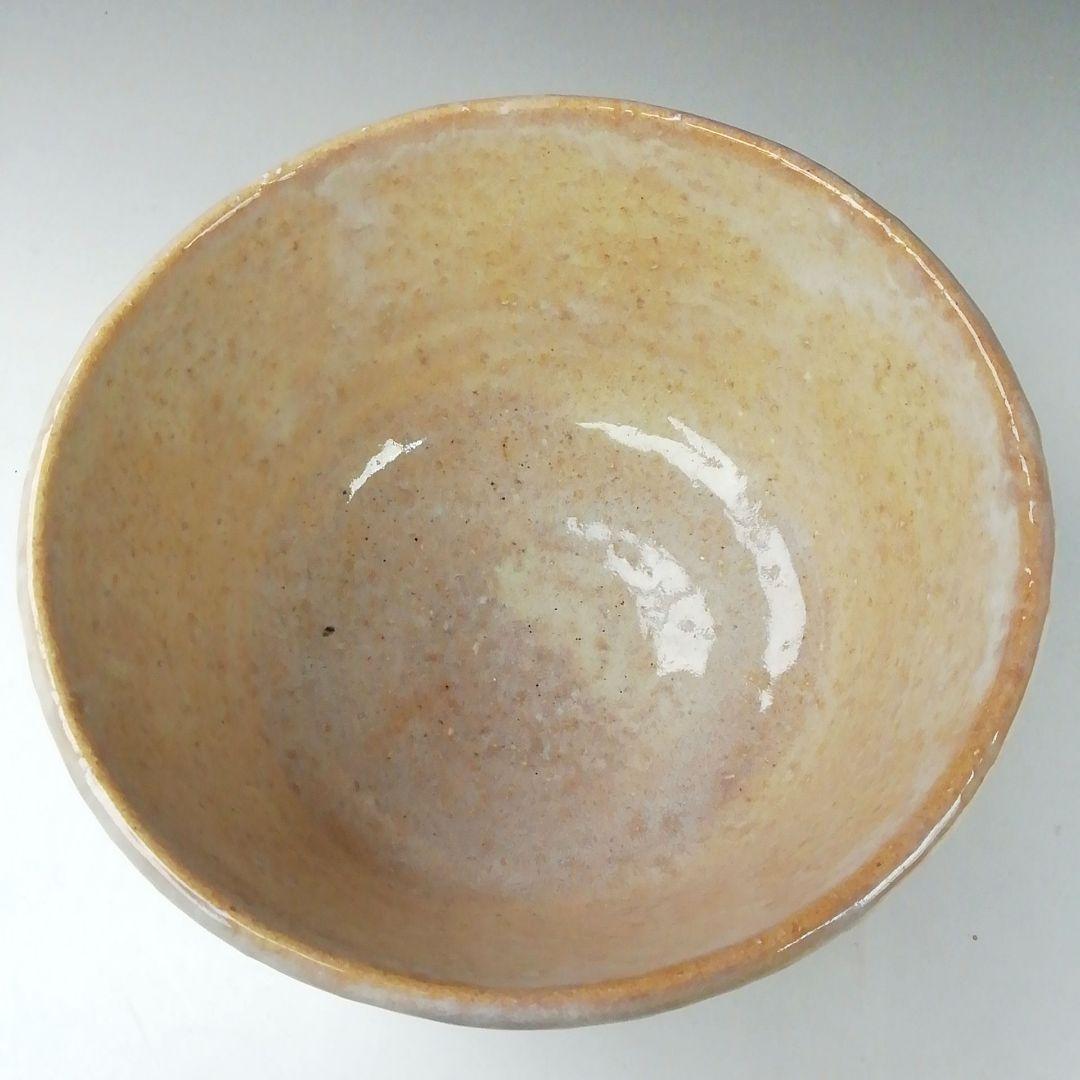 Ｔ３６６　茶碗　『萩茶碗』『野坂江月堂　野坂康起』　共箱　抹茶碗　茶道具