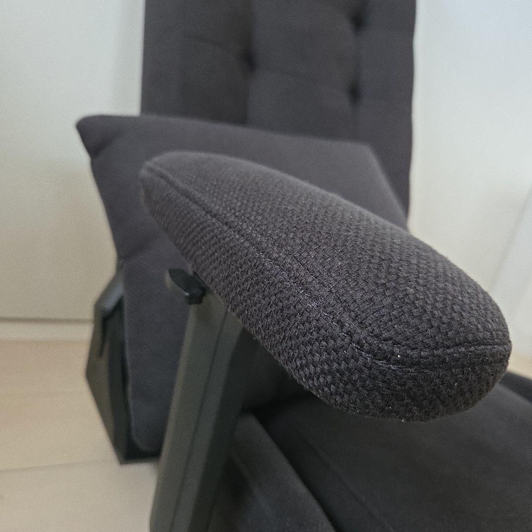 Bauhutteゲーミングソファ座椅子2 GX-370 ブラック ファブリック