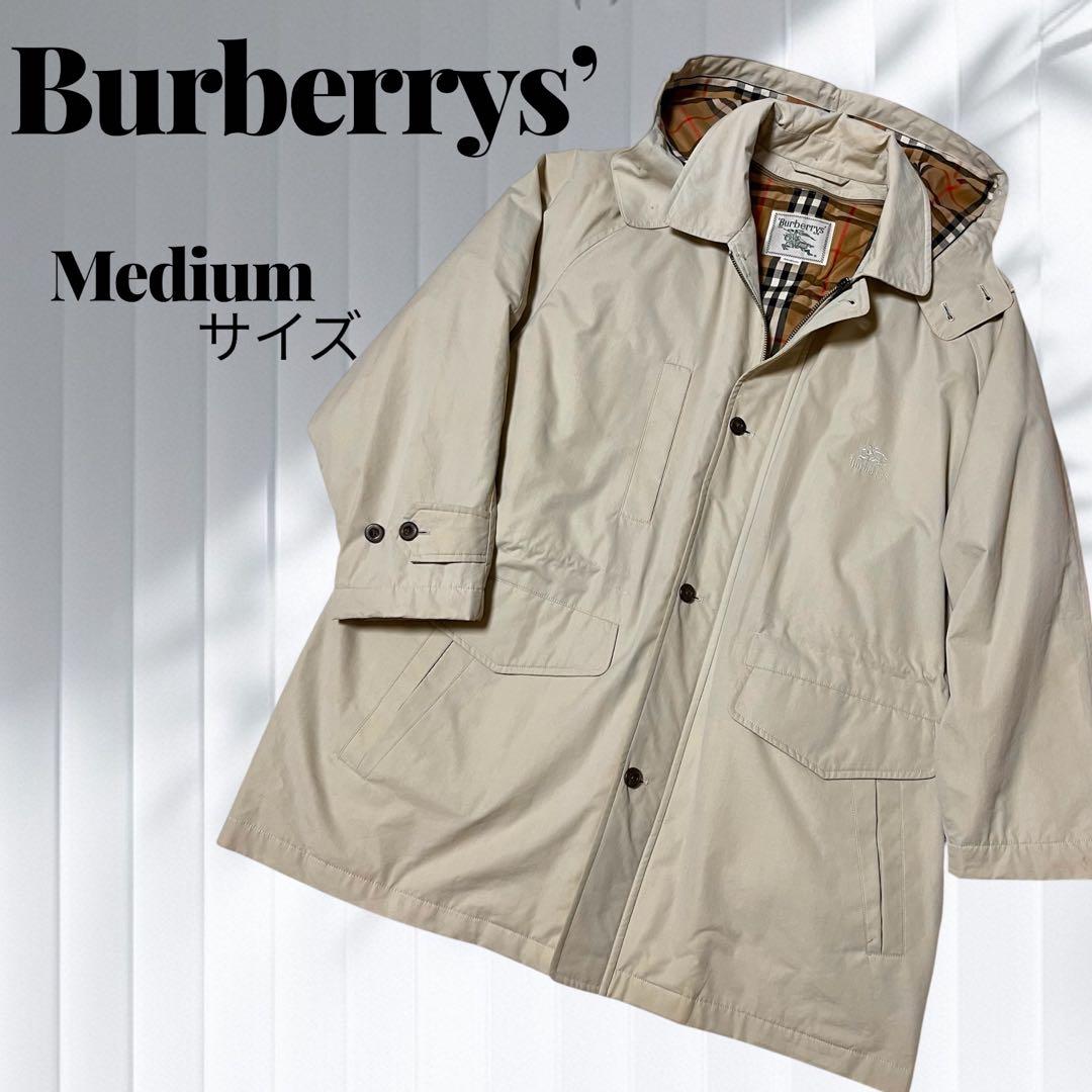 【美品】バーバリー　モッズコート　2way ノバチェック　ライナー付　　Mサイズ