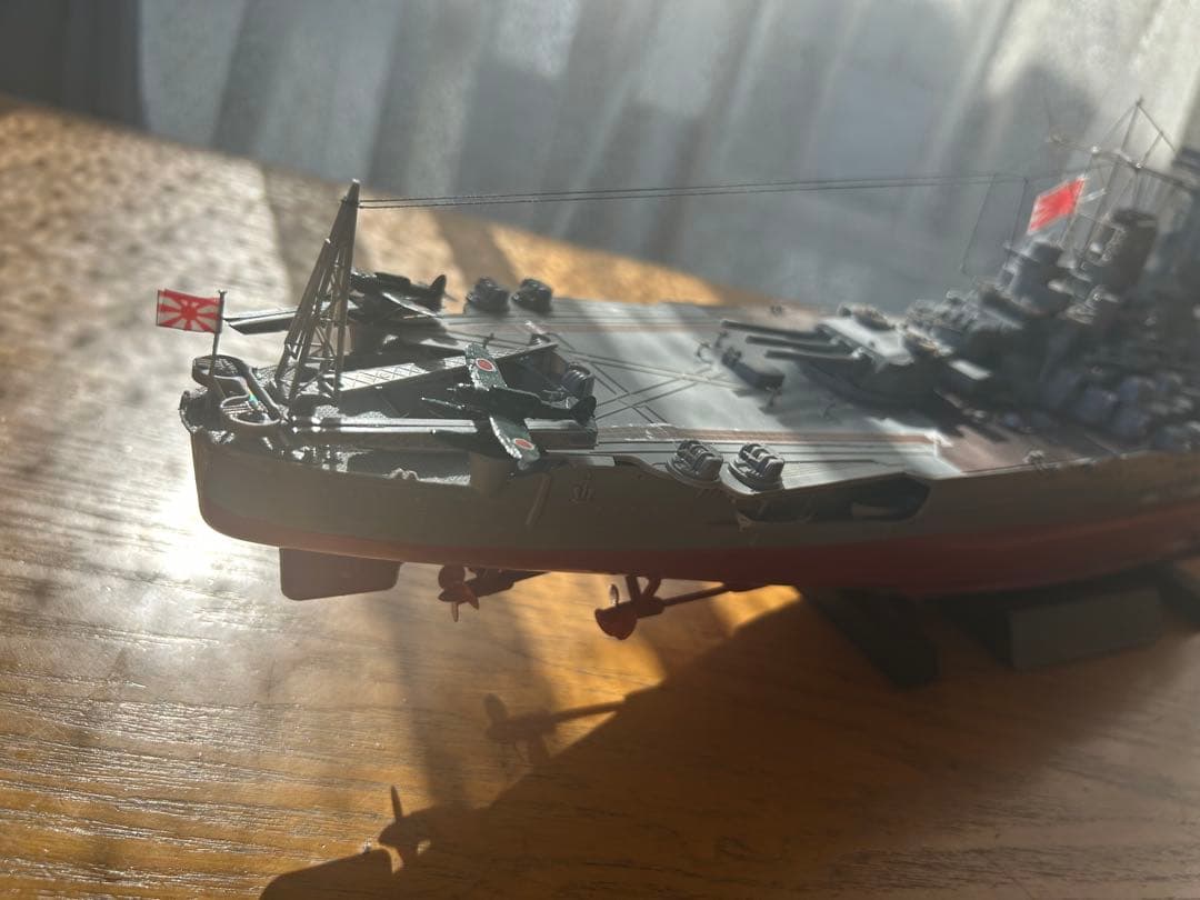 (超精密製作)男達の戦艦大和最終型 サイズ1/350完成品(送料込み)販売です。