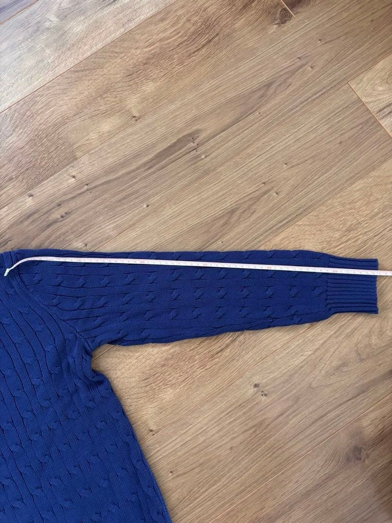 ラルフローレン　ケーブルニット メンズS