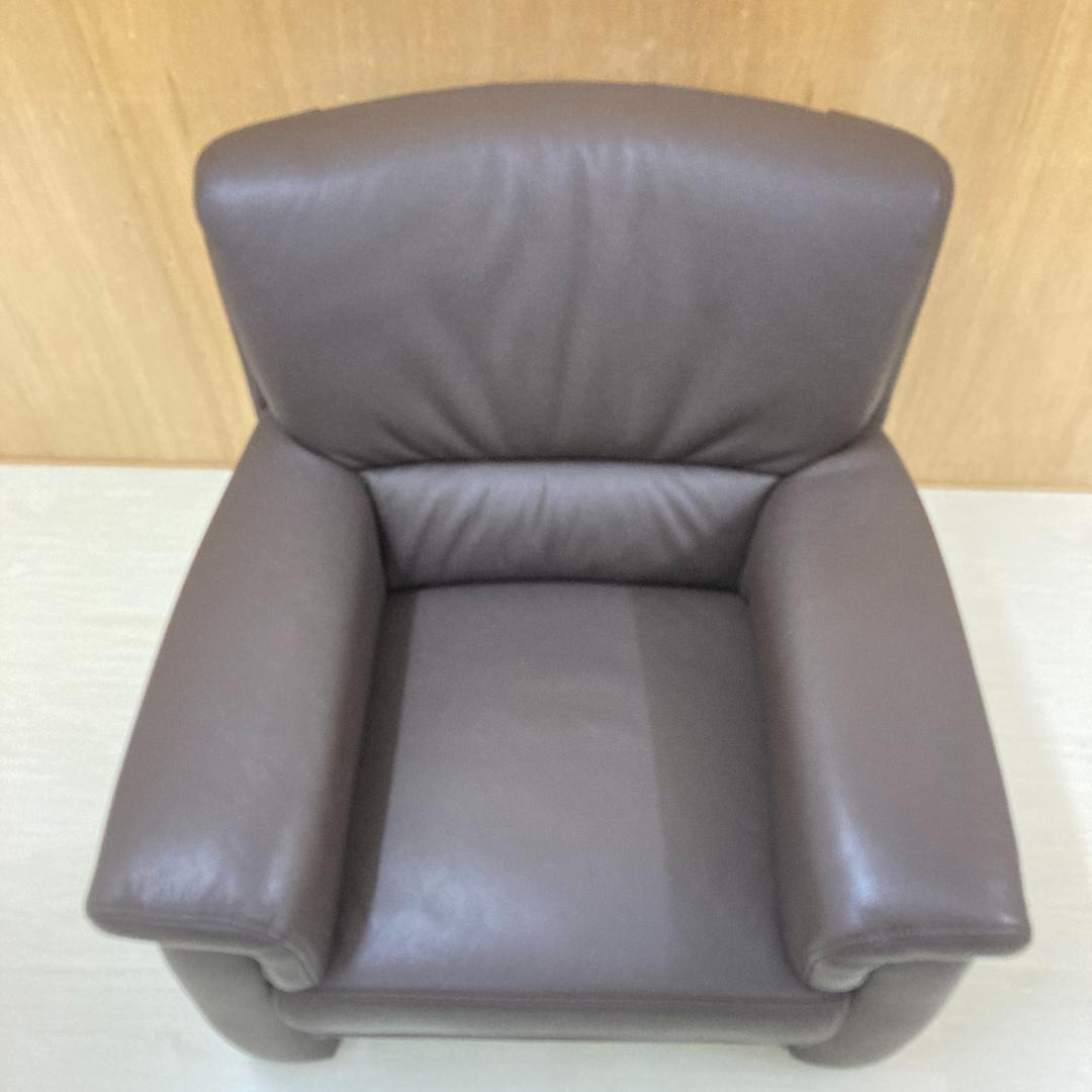 IDC大塚家具 ヒモラ himolla 総革　1人掛けソファ シングルソファ A