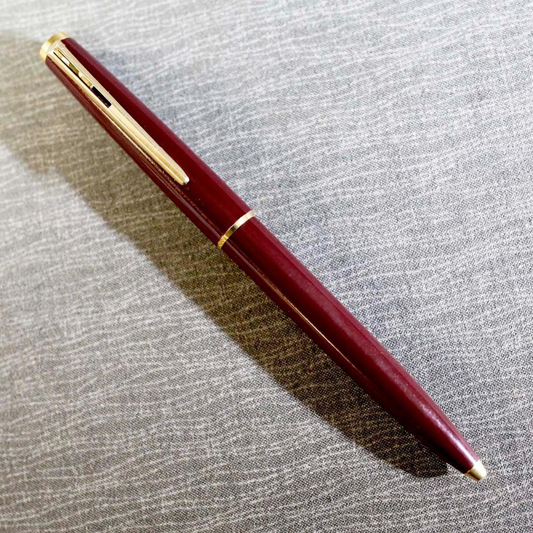 【送料込み】モンブラン ボールペン レバー式 ボルドー