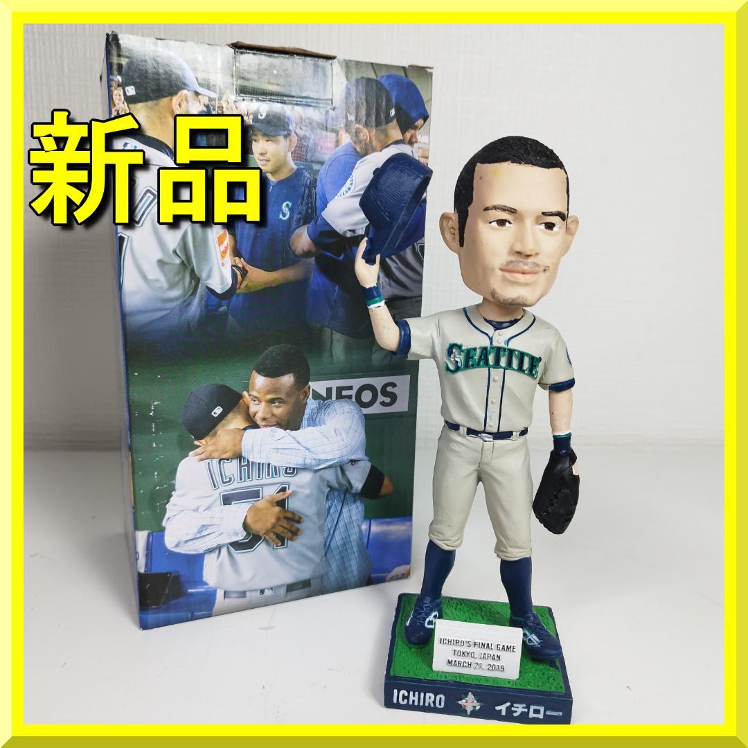 イチロー 引退試合記念 ボブルヘッド 球場配布品 バブルヘッド 首振り IEE7