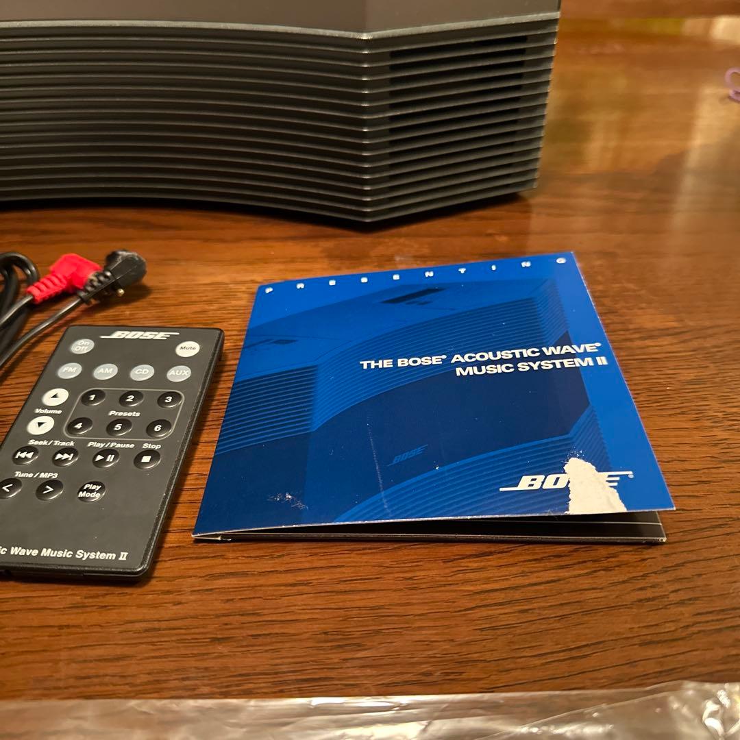 現状渡し:BOSE ACOUSTIC WAVE MUSIC SYSTEM II黒
