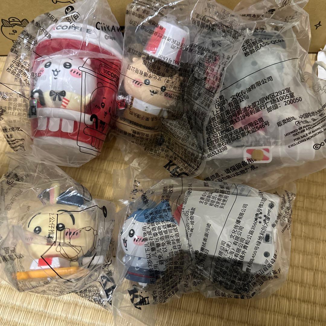 ちいかわ ケンタッキー 海外限定 おもちゃ 全5点セット