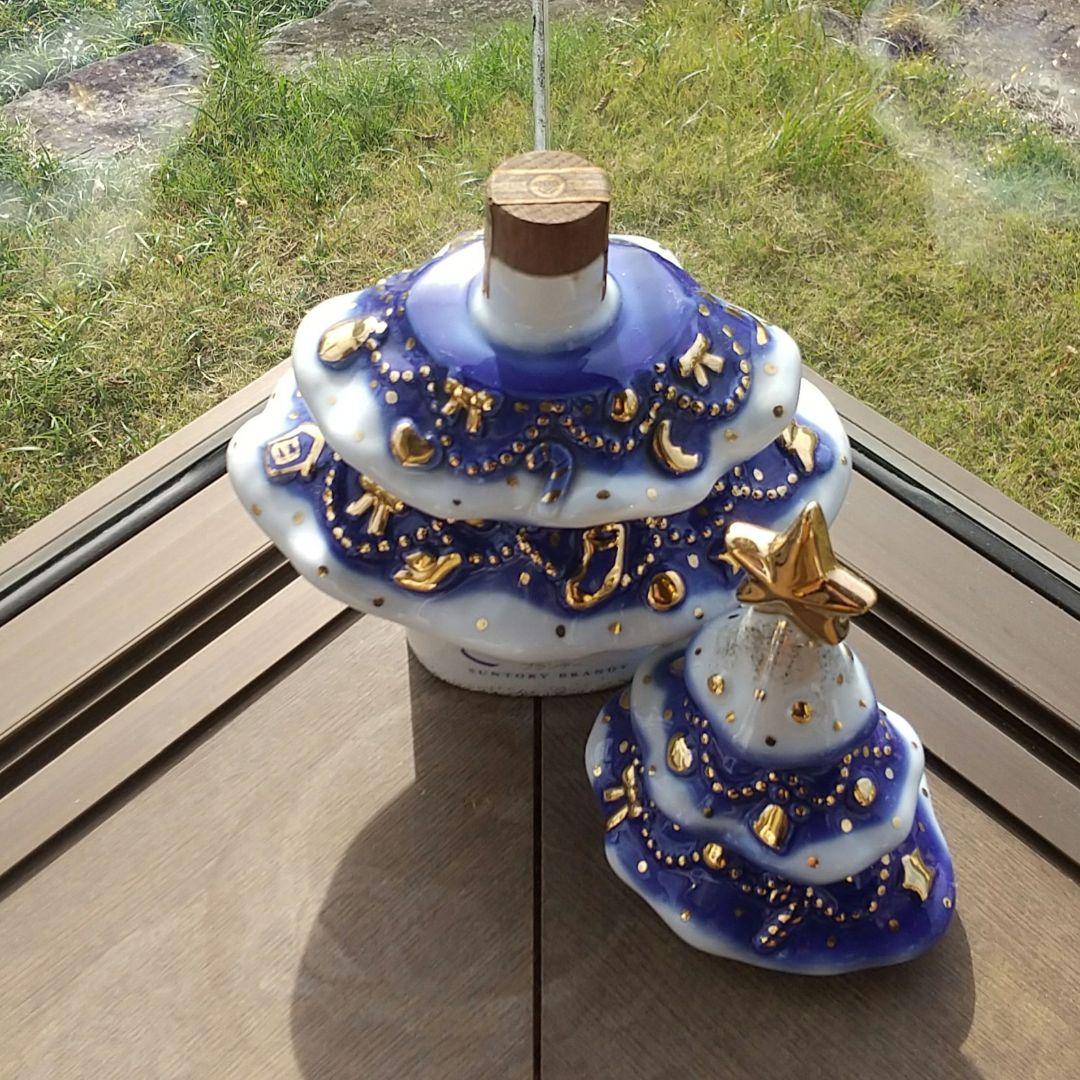 SUNTORY BRANDY〈クリスマス陶器ボトル★5TYPE・5本〉未開栓