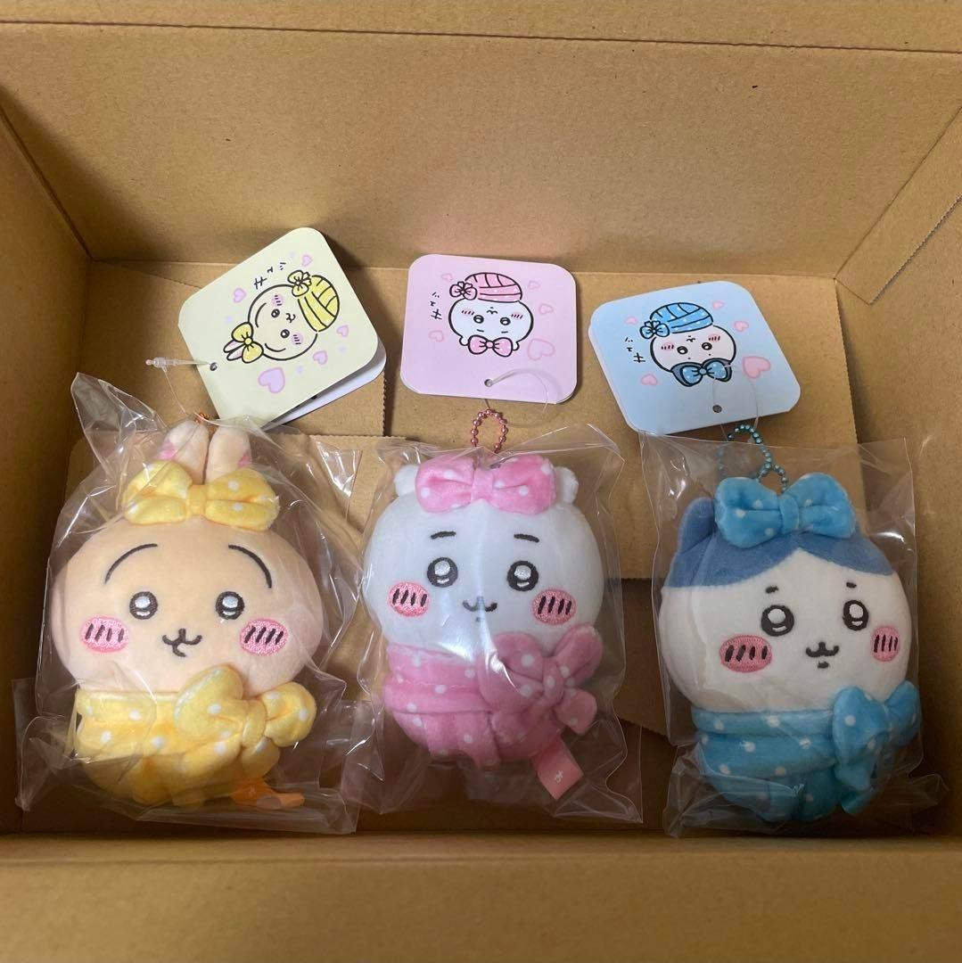 ちいかわ キュッ おくるみぷちミニマスコット 3個セット