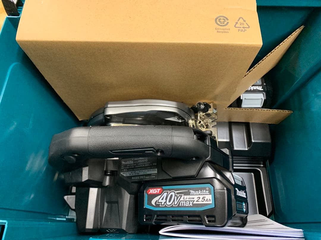 マキタ 40V 充電式マルノコ セット品 HS001GRDXB 黒×1台