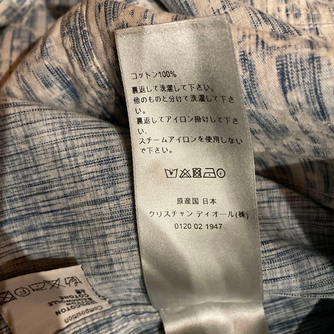 ディオール　オブリーク柄シャツ