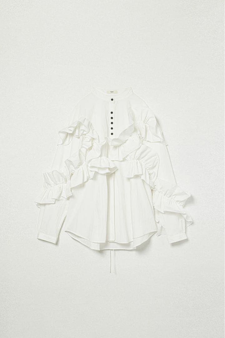 トップス eaphi FEELING FRILLS BLOUSE
