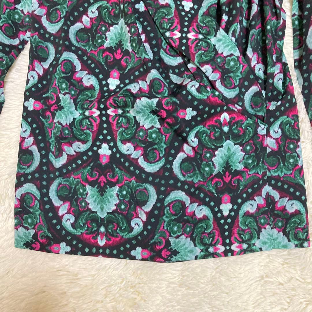 美品　ドリスヴァンノッテン　花柄　ペイズリー　カシュクール　ブラウス