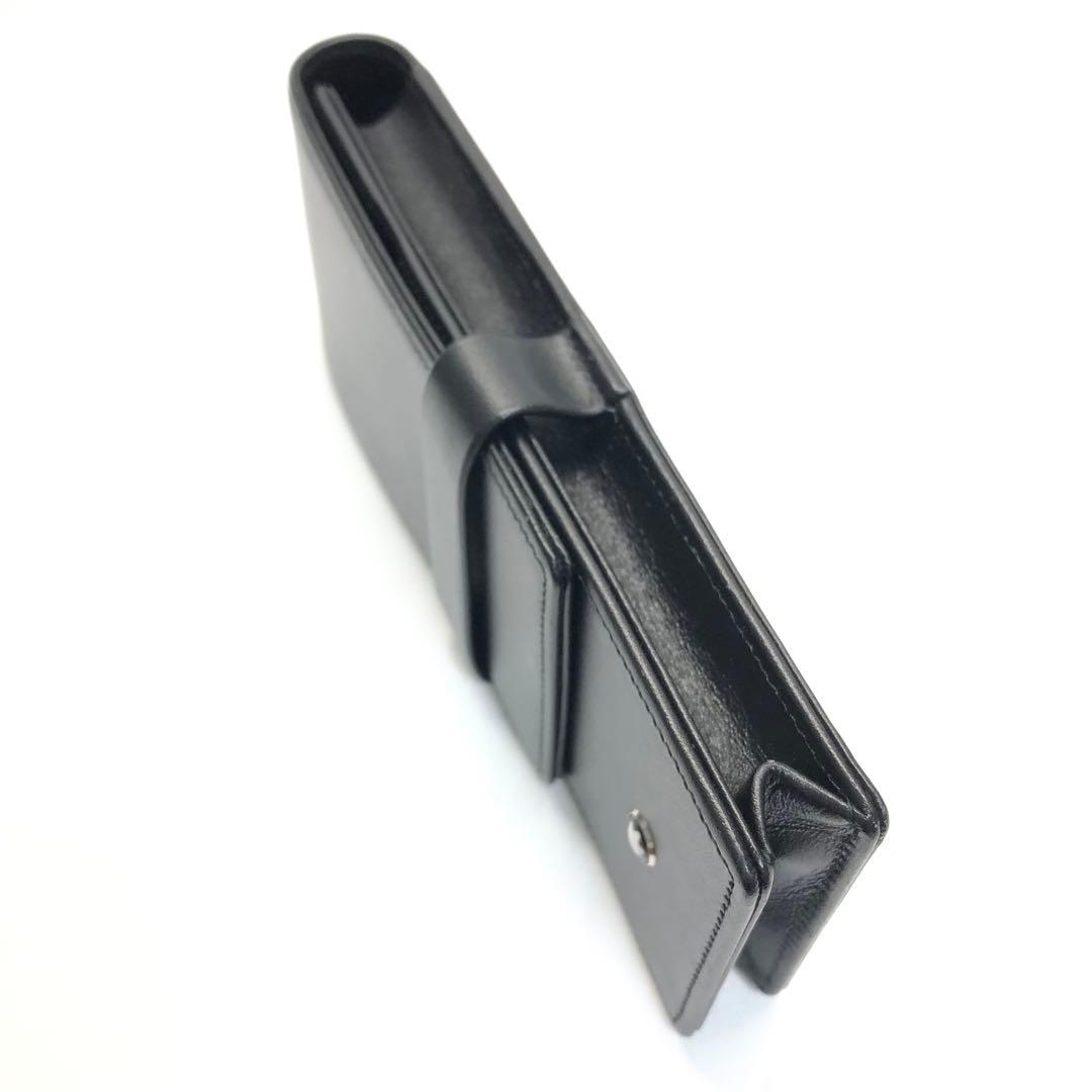 【美品✨】　MONTBLANCモンブラン　ペンケース　3本用　ブラック　レザー