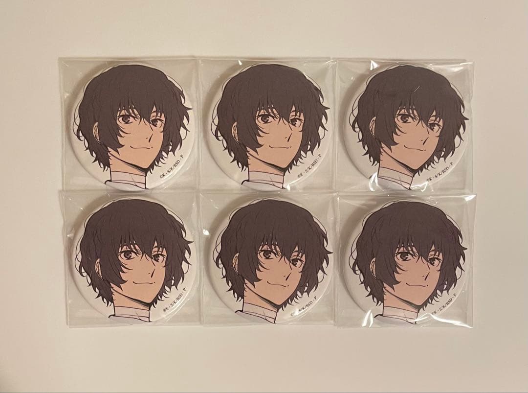 文豪ストレイドッグス BONES 太宰 缶バッジ 6点