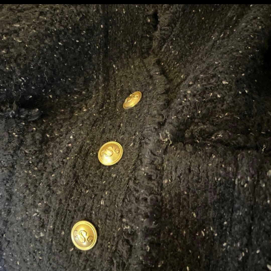 Curensology(カレンソロジー)/ツイーディヤーンニットカーディガン