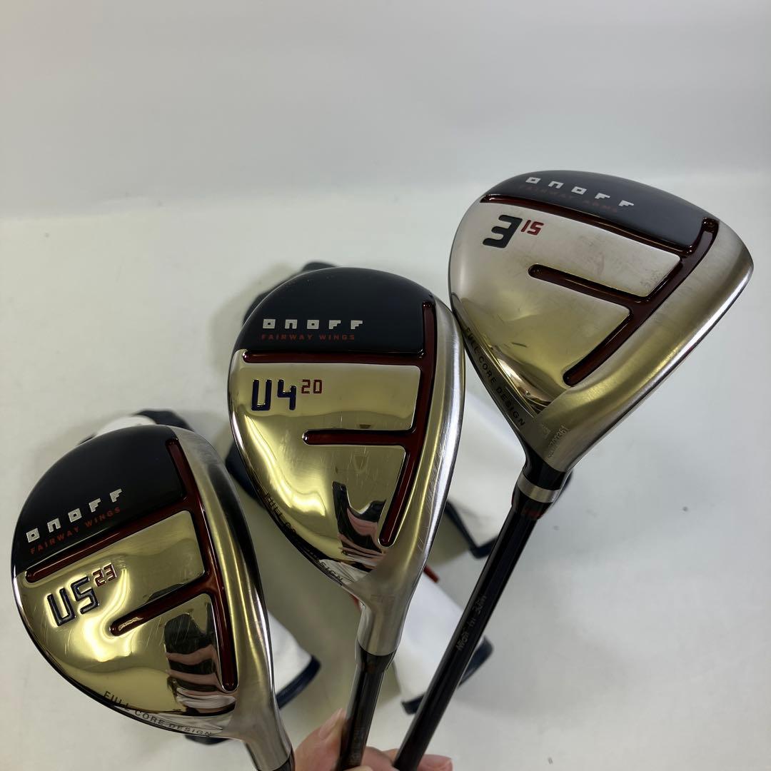 ONOFF AKA 2021年モデル アイアン フェアウェイウッド 9本まとめ