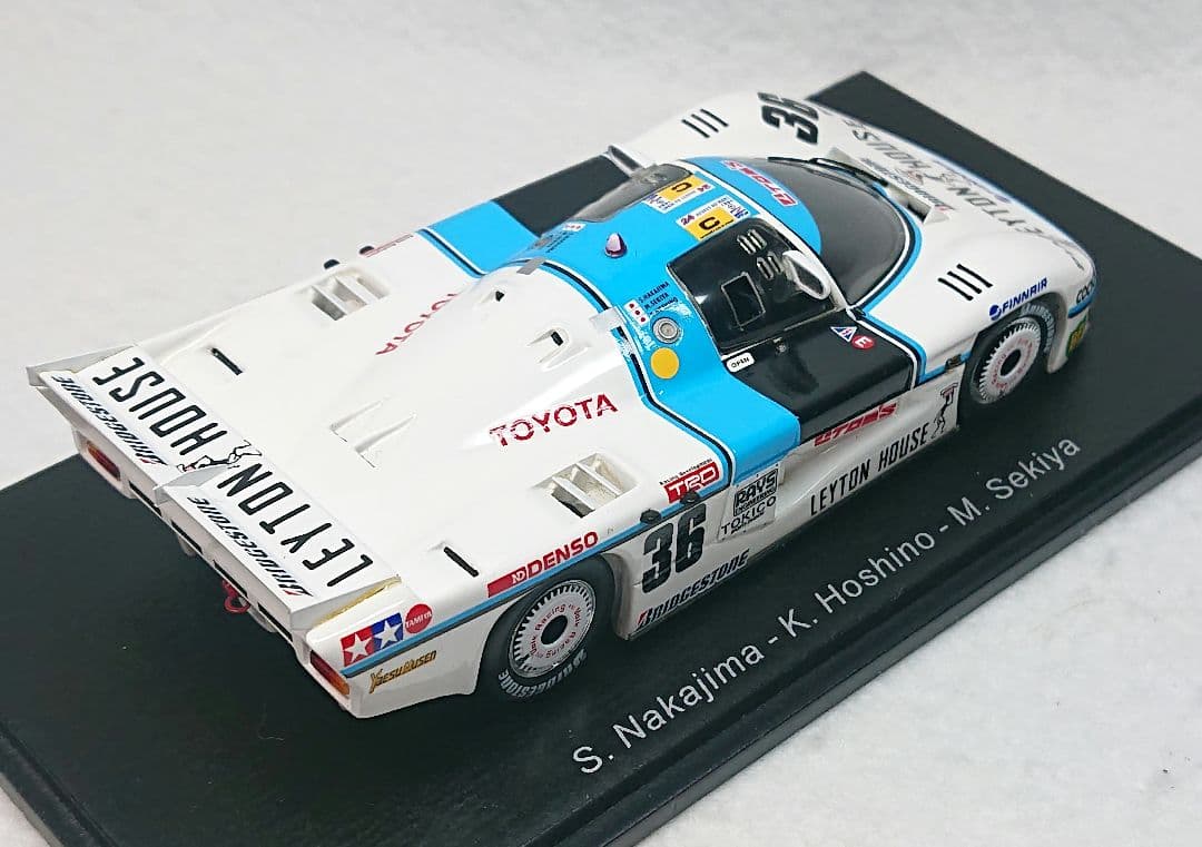 スパーク 1/43 トヨタ トムス 85C #36 LM1985