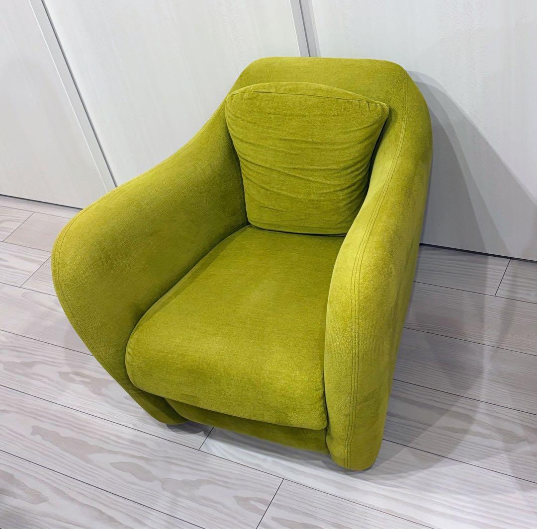 【ちびなっち】IDEE ミニミラーアームチェア　グリーン