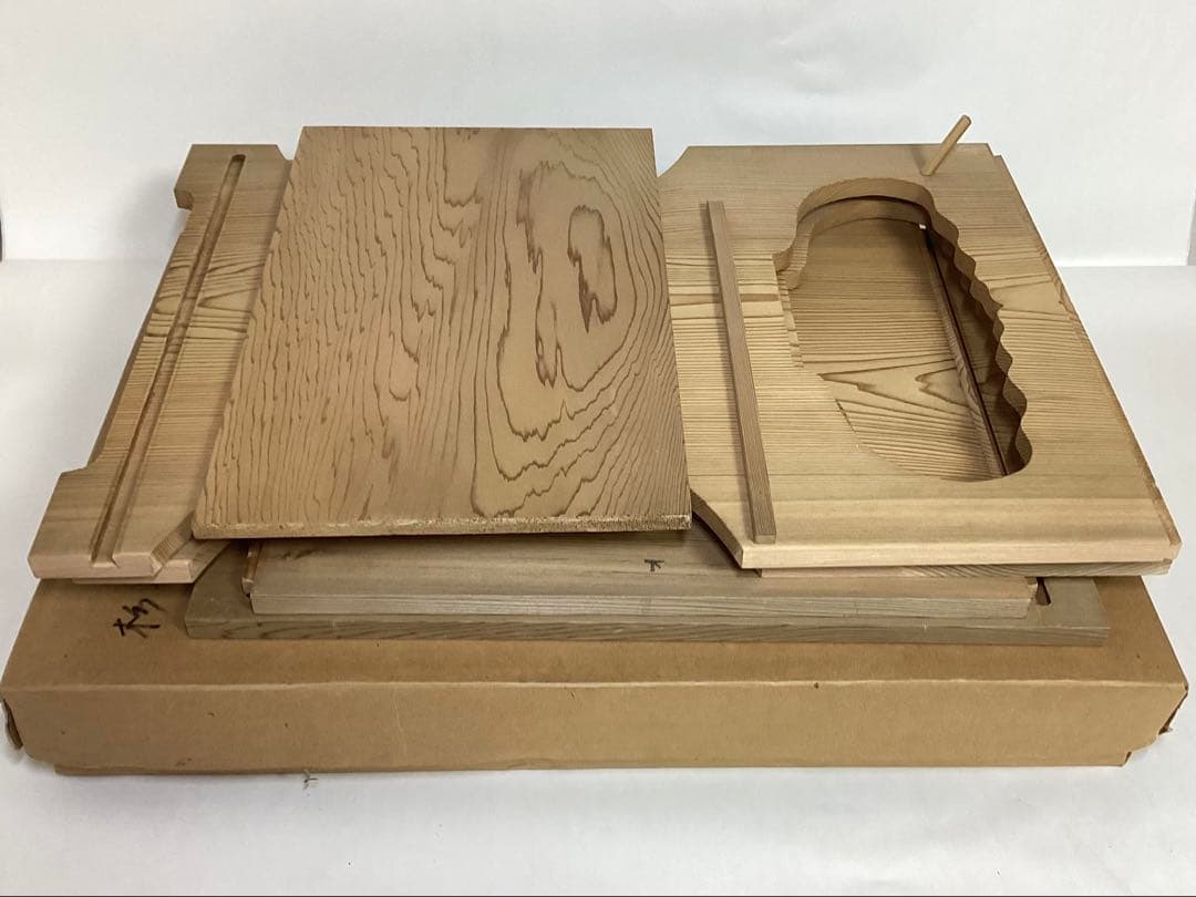 杉棚 組立式 紙箱入 茶道具 古物品