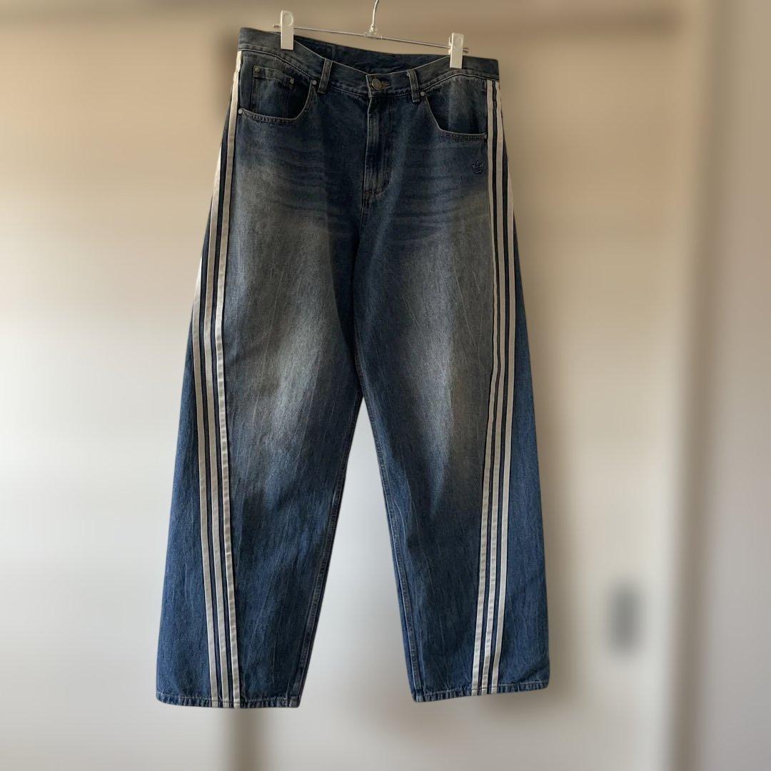 1/31まで adidas ADILENIUM LOOSE FIT DENIM