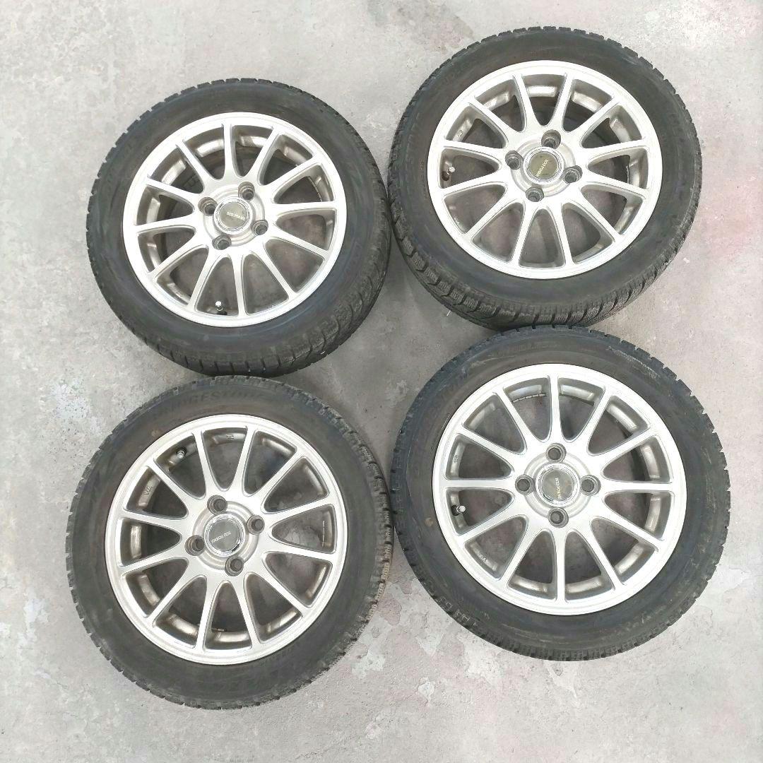 165/55R14 スタッドレスタイヤホイール 4本 ブリヂストン ブリザック