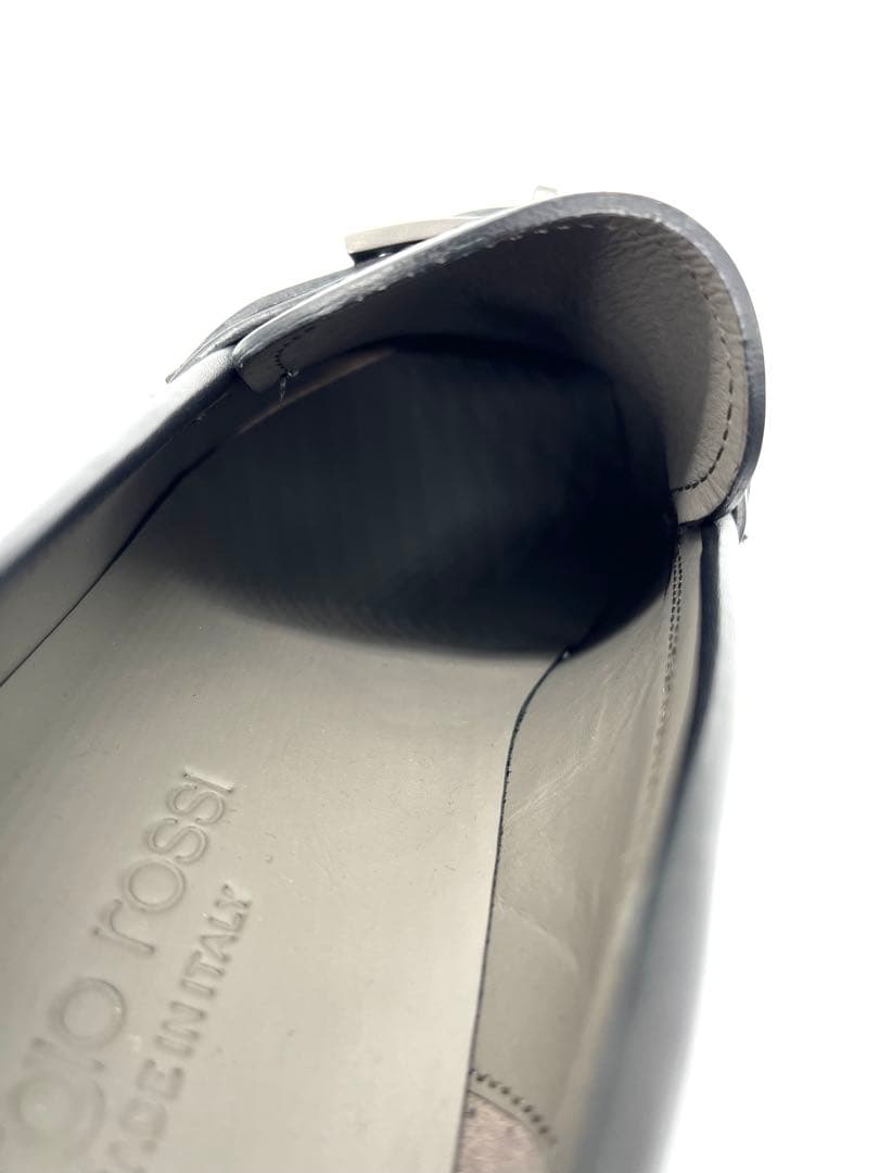 【新品未使用】Sergio Rossi ローファー ブラック 24.5