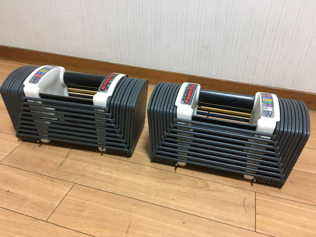 ①POWERBLOCK SPORT5.0パワーブロック ダンベル 23Kg×1個