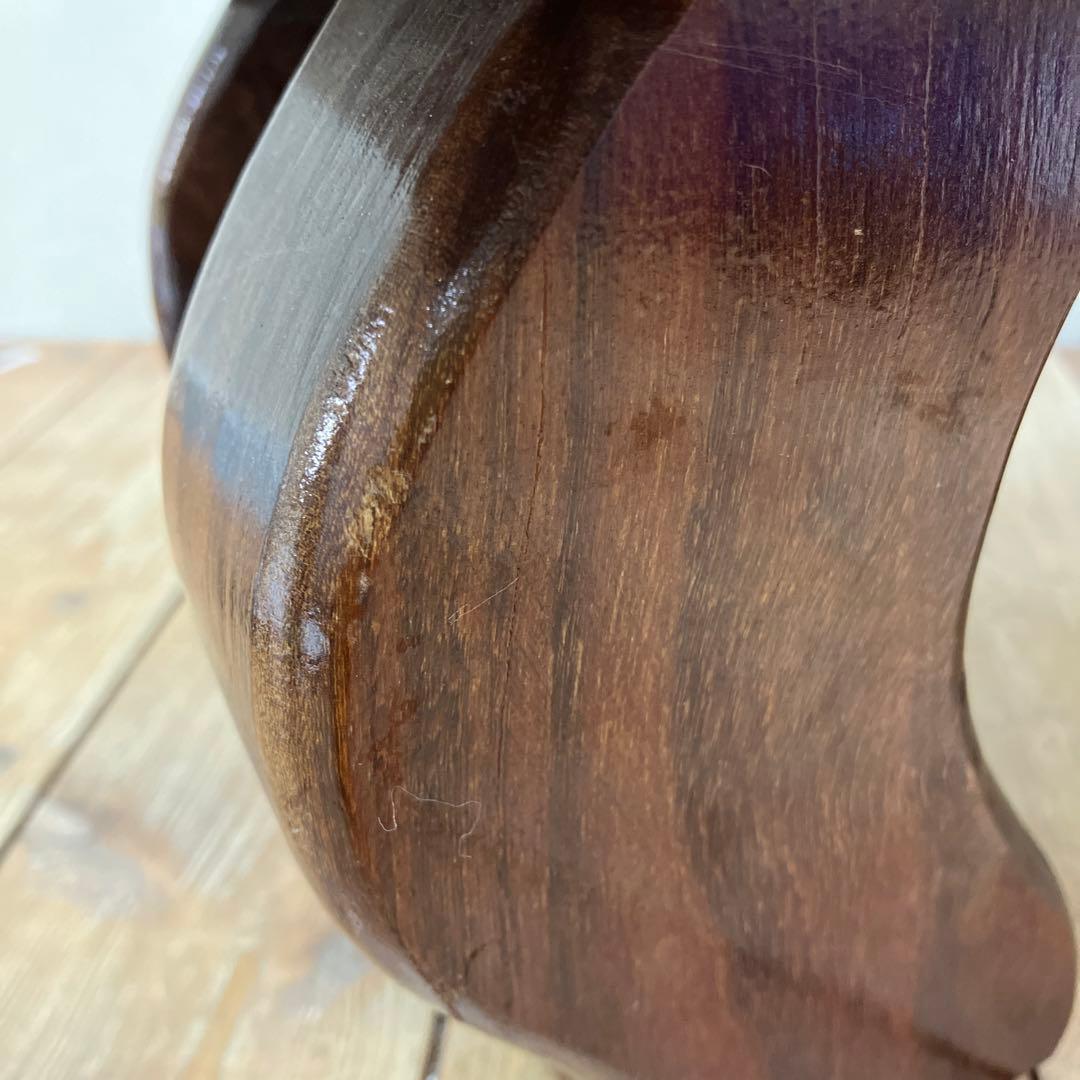 B-1 昭和レトロ 銘木 豆座卓 飾り台 花台 ミニテーブル 木製盆栽台 古道具