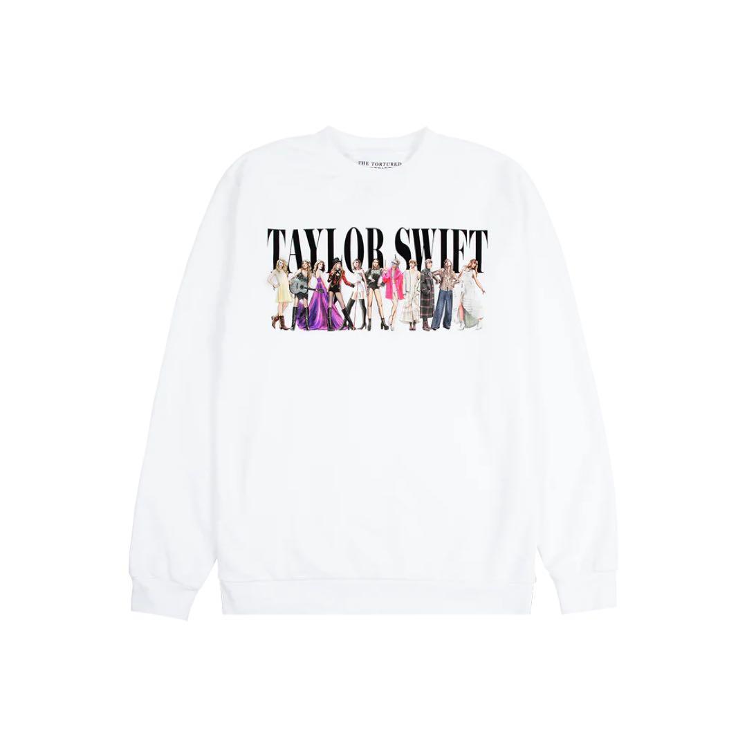ミュージシャン Taylor Swift TTPD Eras White Crewneck