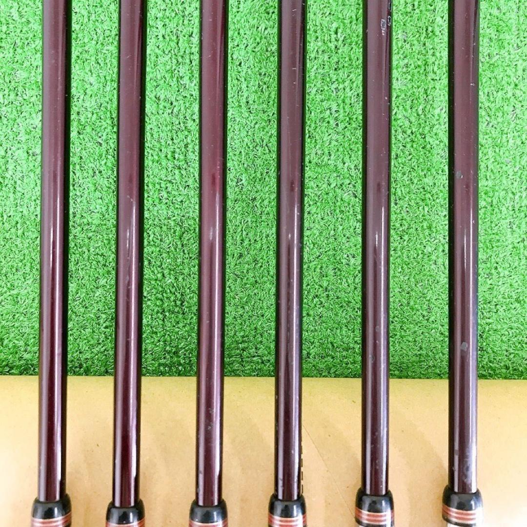 テ04★希少プロギア 6本レディースアイアンセット M-30 TR-X505 赤