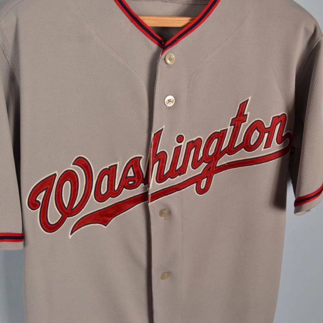 ワシントン・ナショナルズ\"majestic\"ベースボールシャツ サイズ48