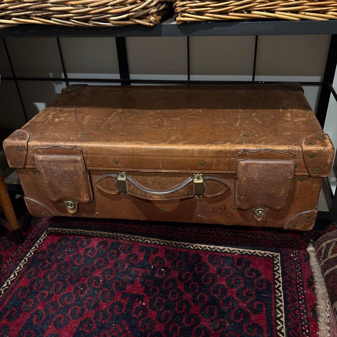 ビンテージスーツケース　三越 レザー スーツケース