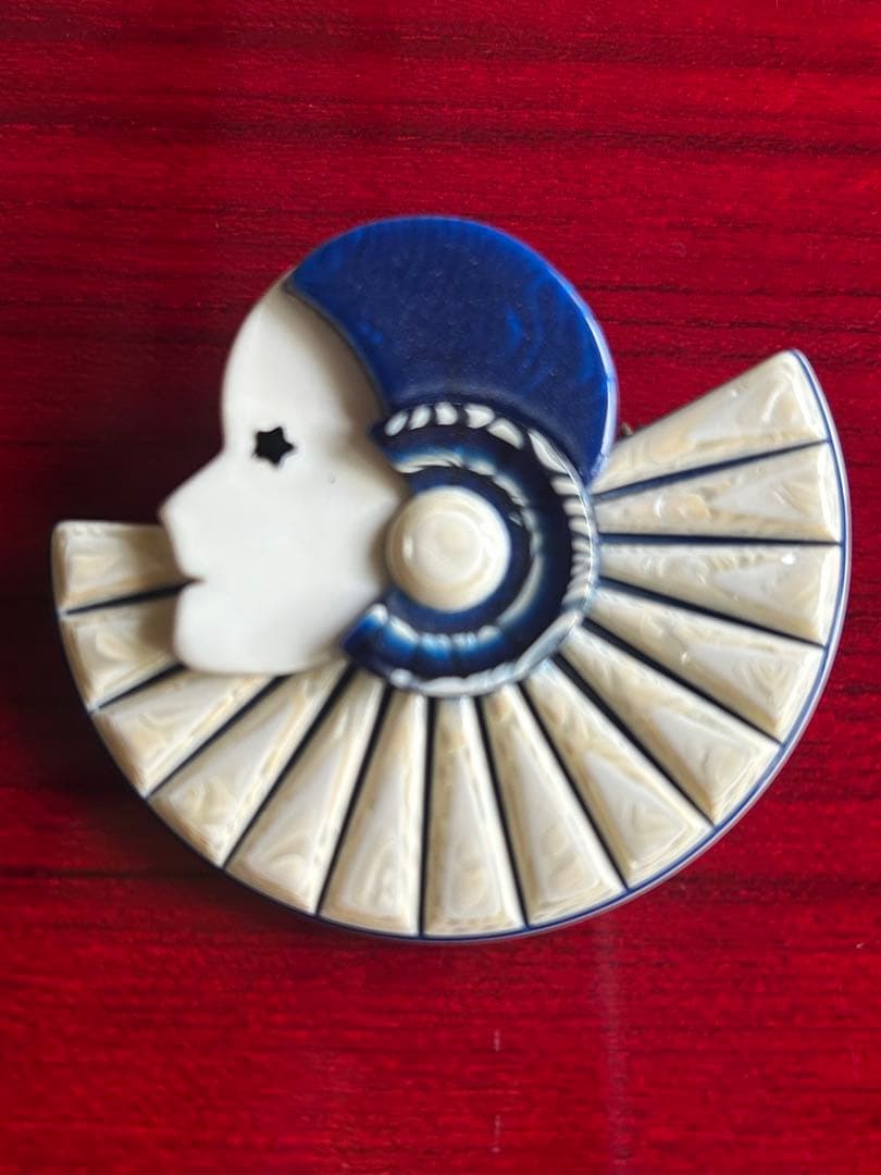 LEA STEN PARIS リアスタンヴィンテージブローチアールデコレディー