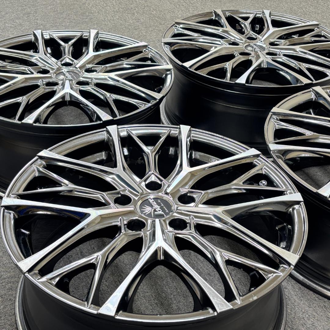 新品タイヤ付 weds クレンツェ ウィーバル 215/45R18 ヴォクシー