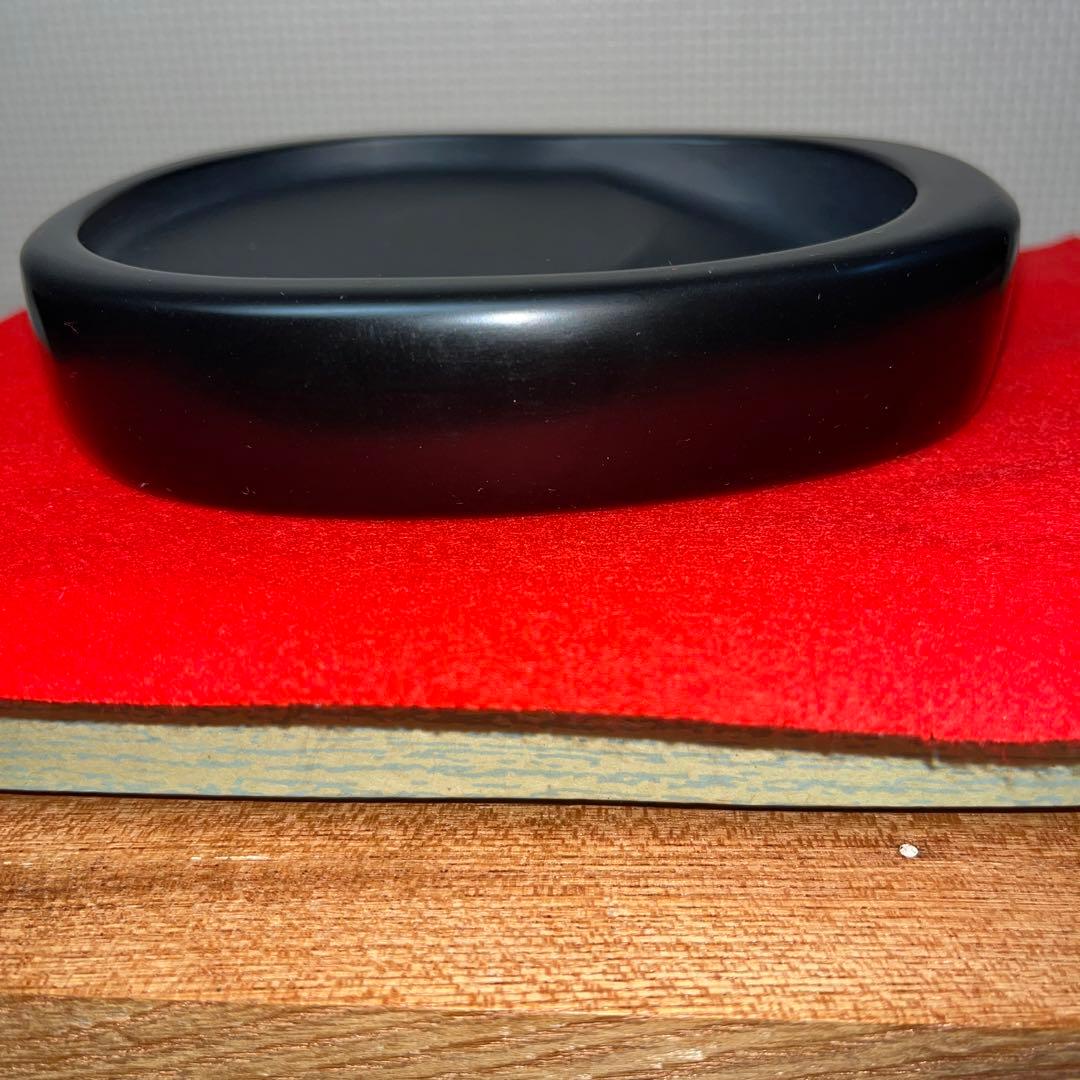 ⭕️希少　那智黒石　玉石　石のささやき　山口光峯　特殊研　皇室献納