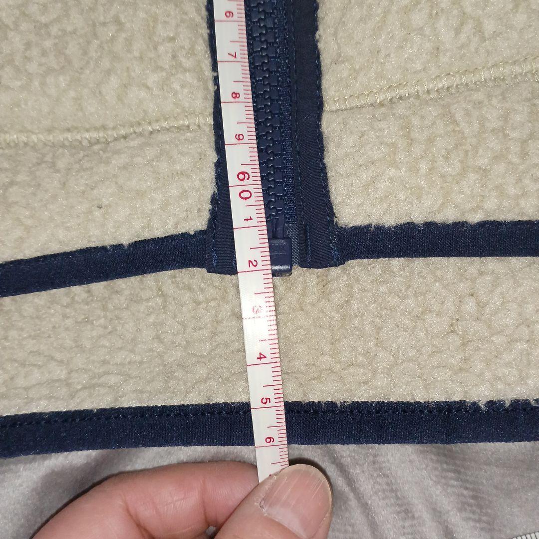 patagonia フリースベスト M クリーム色