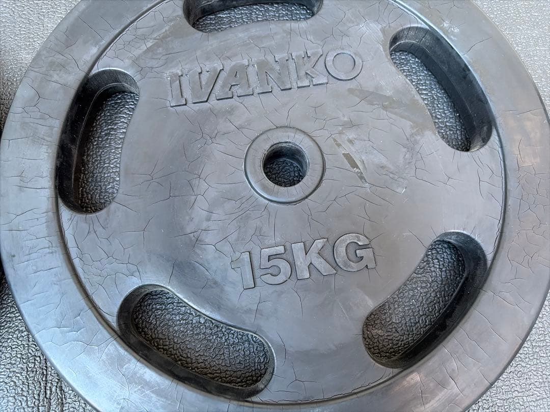 IVANKO　イヴァンコ　バーベル　プレート　15キロ　2枚セット 28mm