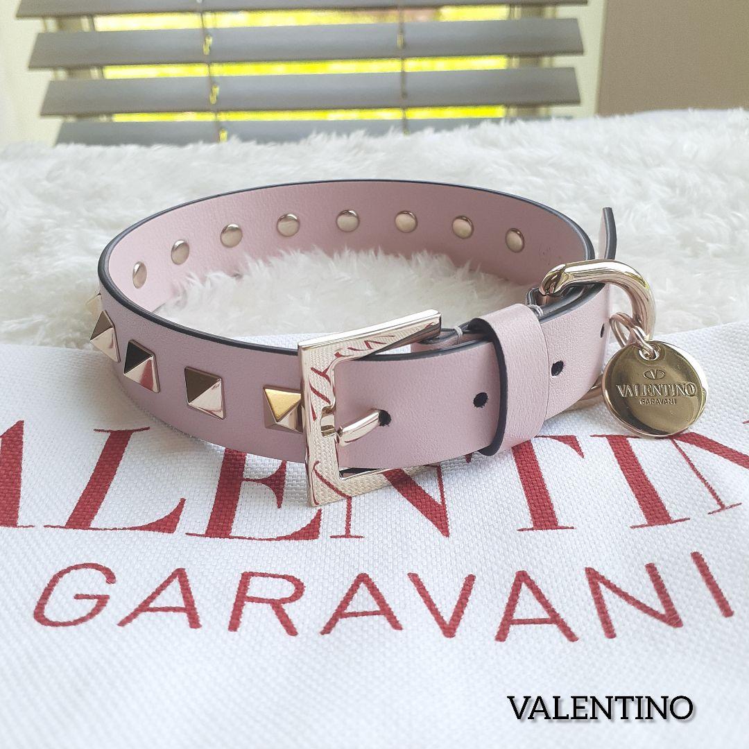 ⭐️ヴァレンティノ⭐️ 未使用　ガラヴァーニ　ペット　 犬用　首輪　スタッズ