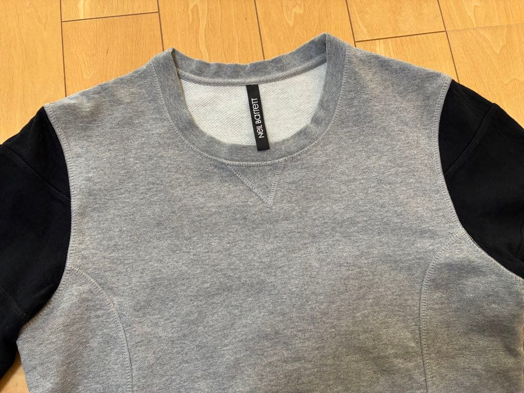 NEIL BARRETT ニールバレット　切り替え　スウェット　XS