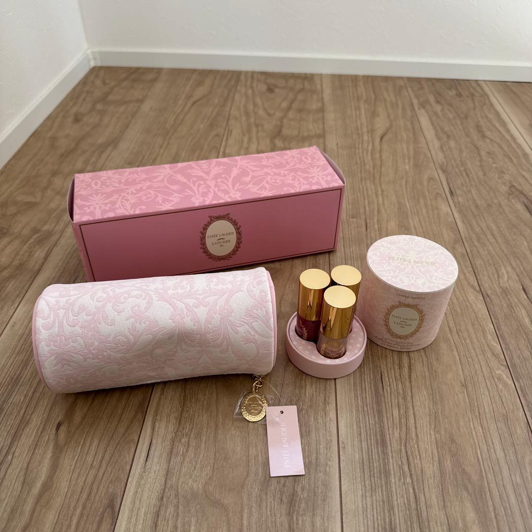 エスティローダー　リミテッドエディション　リップオイル　ポーチ付き
