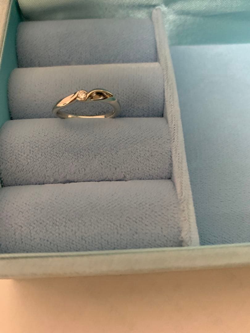 4°C プラチナダイヤマリッジリング　結婚指輪　どら商品