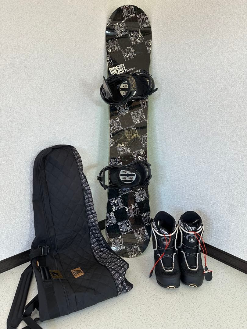 スノーボード 板/ ビンディング / ブーツ / ケース セット 管理No.31