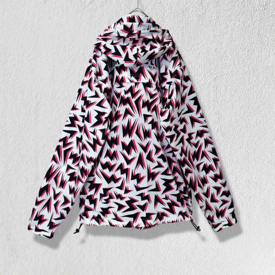 【美品】 マークアンドロナ ナイロンジャケット 総柄 パーカー ゴルフウェア