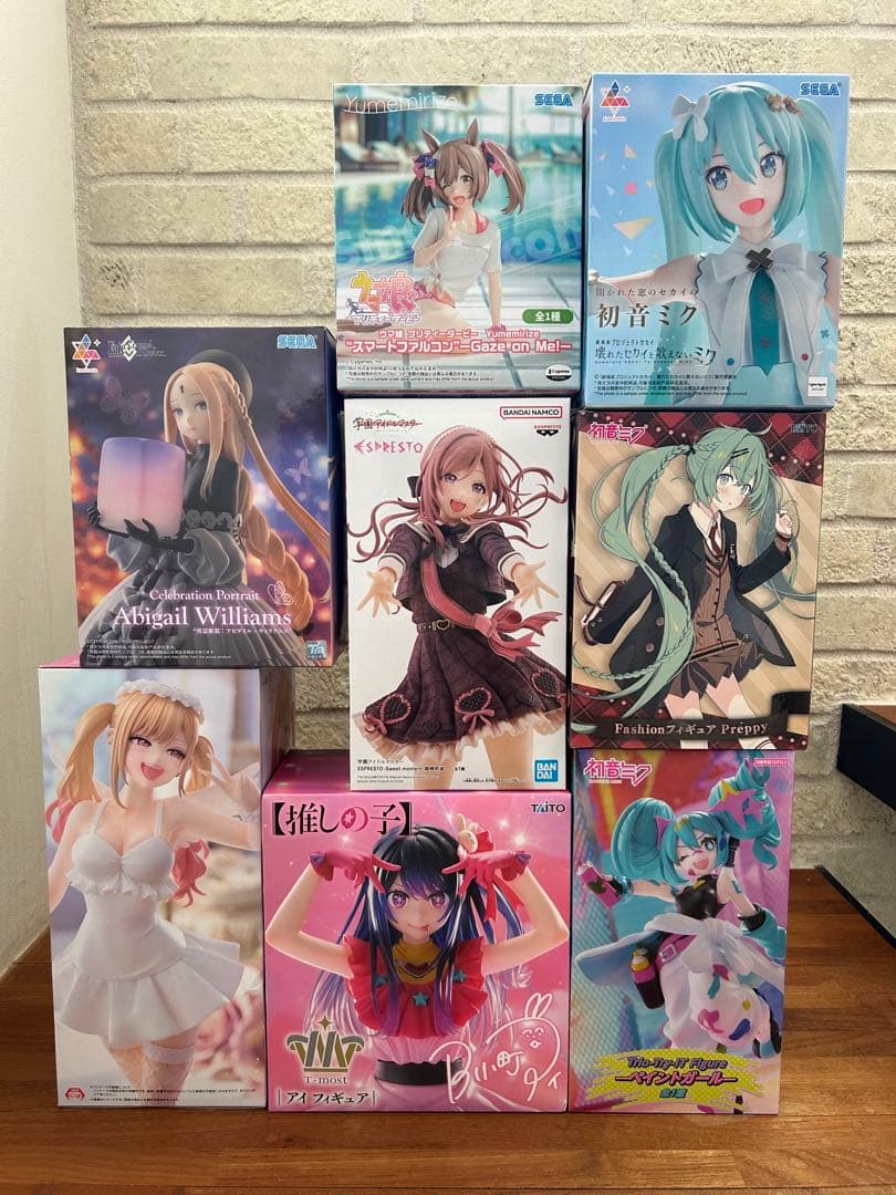 フィギュア8個セット 推しの子 ウマ娘 初音ミク　喜多川海夢 姫崎莉波他まとめ売