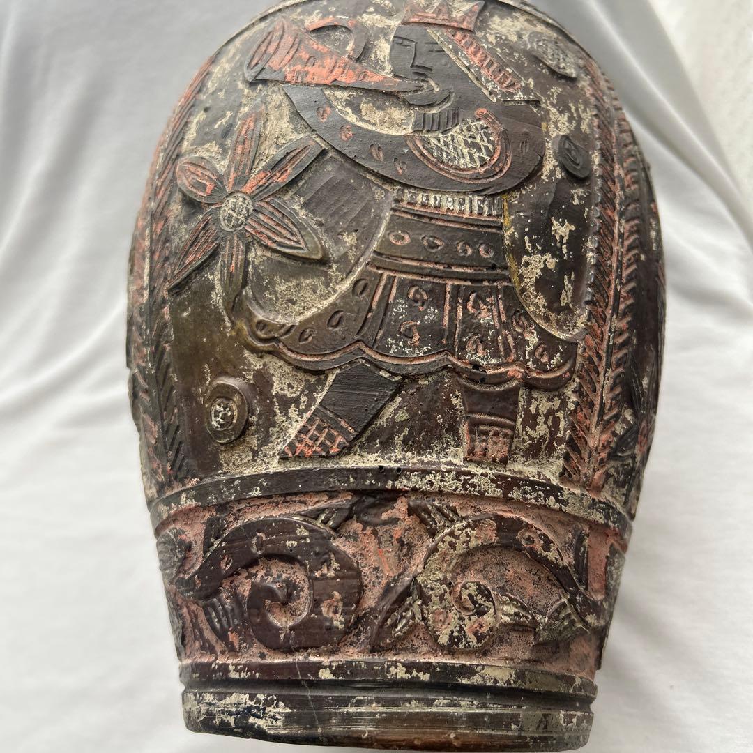 琉球古典焼　花瓶　壺　沖縄　アンティーク