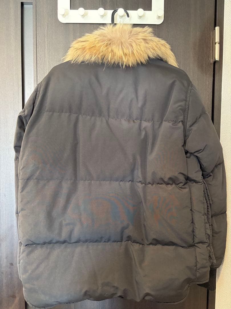 【最終お値下げ】Woolrich ファー付き ブラックダウンジャケット L