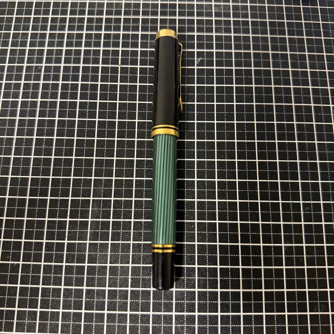 ペリカン ローラーボール R400 緑縞