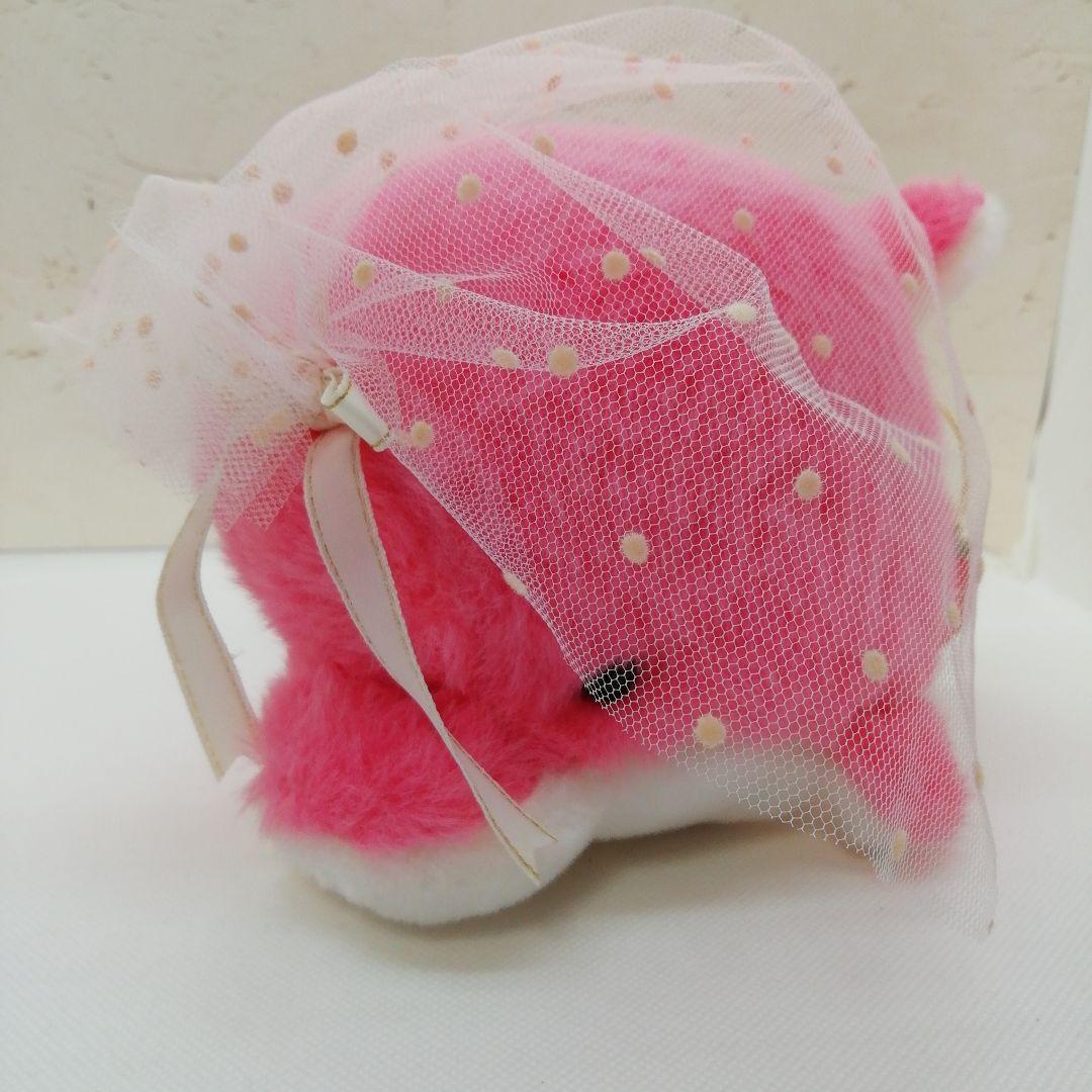 イルカのウエディングぬいぐるみタグ付き　水族館で購入　昭和当時品